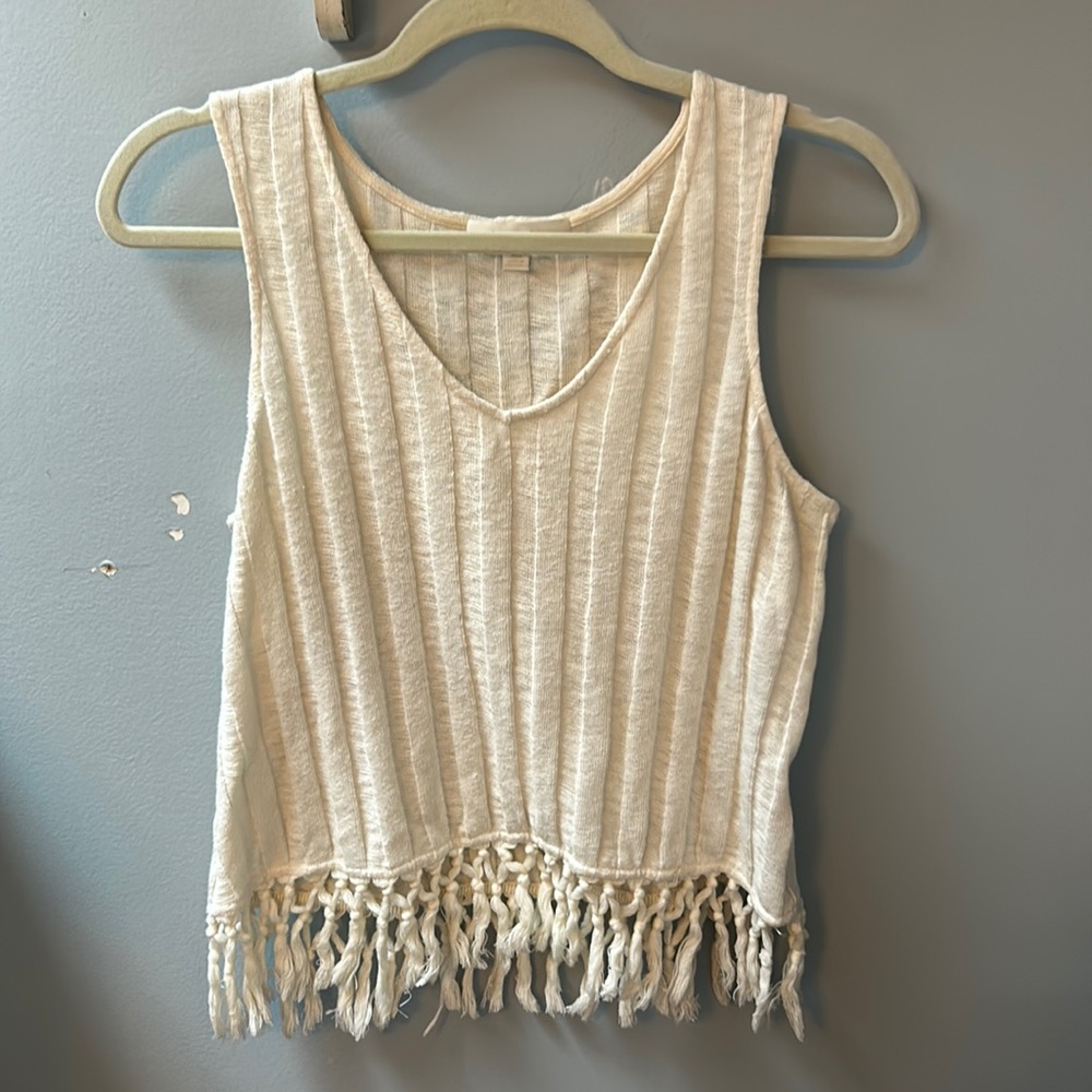 Fringe Anthropologie tank